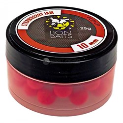 Бойлы Pop-Up LION BAITS STRAWBERRY JAM 10мм 25гр - фото 21470