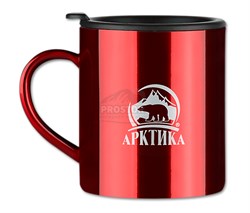 Термокружка Арктика 0,3 л. полированная, красная - фото 10422