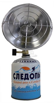 Обогреватель газ Следопыт ОРИОН с переходником,пьезо,цанг/резьба 1,2кВт, GHPS02 - фото 10714