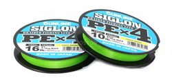 Шнур Sunline Siglon PE X4 150м / #0,5 / 3.3кг / light green - фото 10833