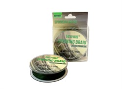 Плетёный шнур HITFISH SPINNING BRAID 4x 125м тёмн зел 0.12мм / 5,20кг - фото 12405