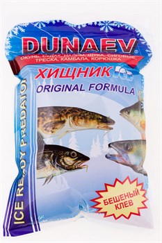 Прикормка зимняя Dunaev ICE READY 0,5кг Хищник - фото 12613