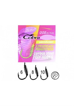 Крючки Cobra Pasteholder 008NSB №8 - фото 13678