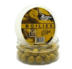Бойлы Ultrabaits насадоч. 14мм банка 100гр Кукуруза - фото 14227