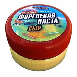 Паста форелевая Dunaev 50мл Сыр жёлтая - фото 15142