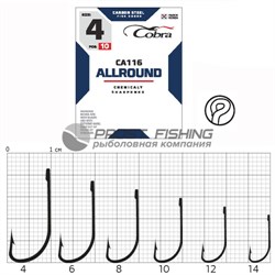 Крючок Cobra CA116 Allround №8 - фото 15708