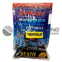 Прикормка зимняя Dunaev готовая Ice Ready 0,5кг Чёрная - фото 17101