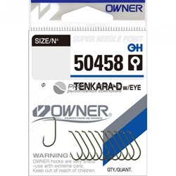 Крючок Owner Tenkara-D w/EYE 50458 №14 - фото 18372