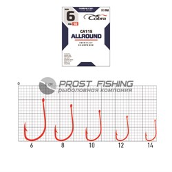 Крючок Cobra CA115 Allround №8 - фото 19060