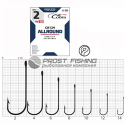 Крючок Cobra CA124 Allround №2 - фото 19073