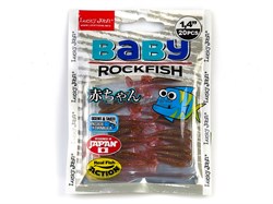 Виброхвосты съедобные LJ Pro Series BABY ROCKFISH 1.4/S14 20шт. - фото 19261