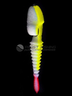 Поролоновая рыбка 3D осн. двойн. Stream WYellow Fluo / 12см - фото 20232