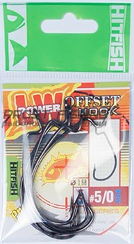 Крючок офсет Hitfish LW Power 2/0 - фото 20652