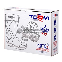 Сапоги TORVI (ЭВА) -40С полиуретан,шипы,олива. Разм.42 - фото 22345