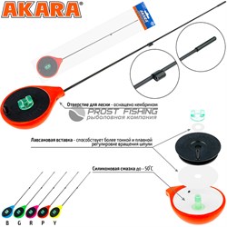 Удочка зимняя Akara Universal GL Red - фото 22453