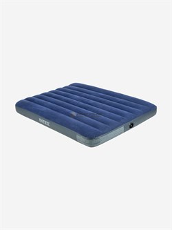 Матрас надувной флок INTEX 137x191x25см Blue б/насоса - фото 23367