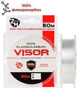 Леска ZM VISOR Fluorocarbon 100% 50м 0,309мм 7,43кг - фото 23587