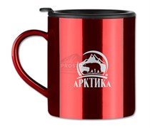 Термокружка Арктика 0,3 л. полированная, красная