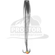 Блесна зимняя EcoPro ALASKAN-90 подв.тр/кап. 90мм/ 18гр S/серебро