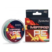 Шнур Волжанка Метеор Х4 150м цв. зелёный/0,18мм/9,10кг