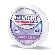 Леска Expert EXTRIME Fluorocarbon Hybrid 0.08мм / 0.98кг / 30м