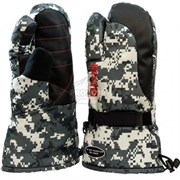 Рукавици Alaskan TWO FINGERS Camo нейлон/холлофил/флис р.М