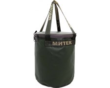 Ведро Митек ПВХ с крышкой 20л / d30см / h30см