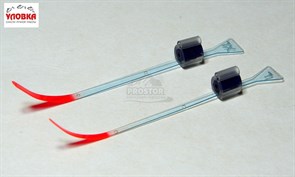 Кивок из рентгеновской плёнки Уловка гнутый р.M / Тест 0,45-0.65гр