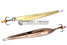 Блесна зимняя EcoPro KILLER-90 подв.тр/кап. 90мм/ 15гр G/C золото/медь