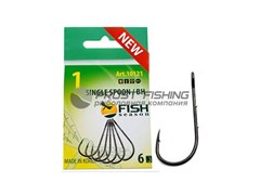 Крючок Fish Season single spoon/BH №6