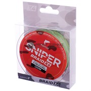 Шнур Salmo Sniper Braid x4 Grass Green 120м / 0,13мм / 8,18кг