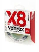 Шнур Lucky John Vanrex X8 Braid Fluo Green 125м / 0,12мм / 5,20кг