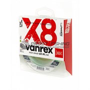 Шнур Lucky John Vanrex X8 Braid Fluo Green 125м / 0,16мм / 7,50кг
