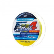 Шнур Flagman PE Hybrid F4 Fluo Yellow 135м / 0.16мм / 9,1кг