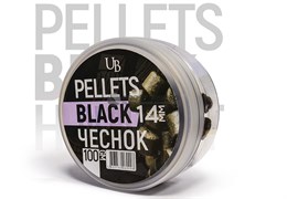 Пеллетс Ultrabaits насадоч.14мм/ 100гр чёрный чеснок