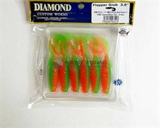 Съедобн.силикон Diamond Flapper Grub 3.0 / 488