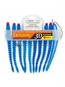 Поролоновая приманка 3D Ex Worm WBlue / 12см