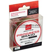 Шнур Lucky John Progress Green 100м / 0,131мм / 6,20кг