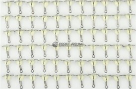 Тройник Mustad светонакоп. c камнем  Пирс  №10