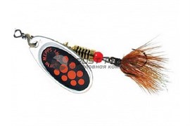Блесна Mepps Comet Black Fury Mouche №2/ 4.5гр. сер/кр.точ.