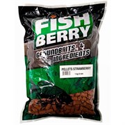 Пеллетс быстрорастворимый FISHBERRY клубника 8мм 1кг