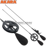 Удочка зимняя Akara Leader N с катушкой с тюльпаном (хлыст Hi Carbon fast)