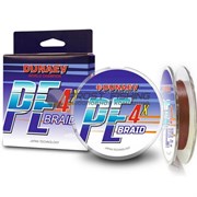 Плетёный шнур multicolor Dunaev Braid PE x4 150м / 0.16мм / 9,90кг