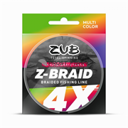 Шнур ZUB Z -BRAID MULTICOLOR 150m 0,28мм 19,20кг