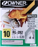 Крючки OWNER с поводком 70см RL-282/50282 №10