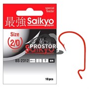Крючок офсет.Saikyo BS-2312R красн № 4/0  10шт