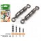 Вертлюг тройной HITFISH цепочка Triple Rolling Swivel №10 / 28lb/13кг /4шт