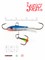 Балансир Lucky John CLASSIC 3 + тр. 30мм/цв 15H блистер