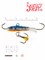 Балансир Lucky John CLASSIC 3 + тр. 30мм/цв45H блистер - фото 21115